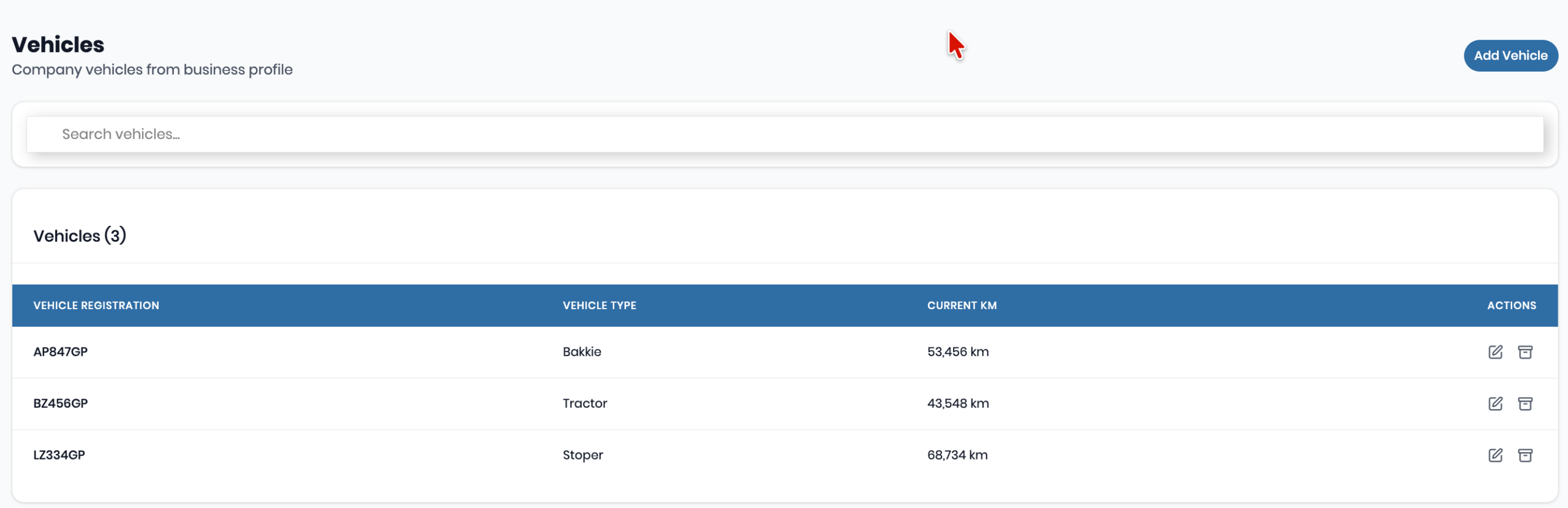 Vehicle Management